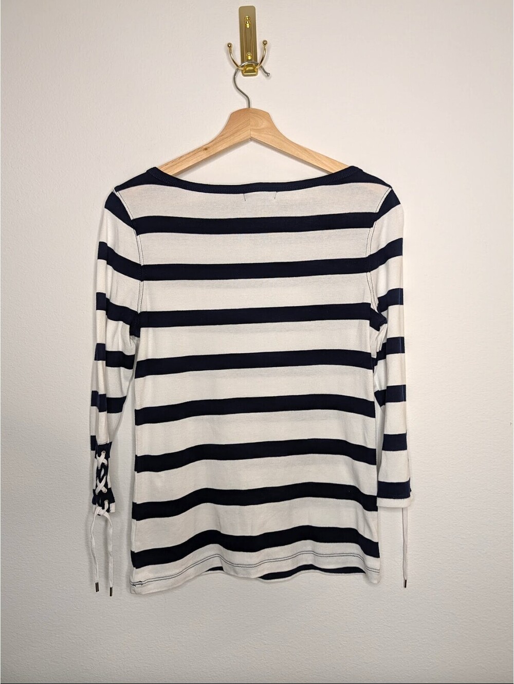 Lauren Ralph Lauren Nautical Stripe Top - Picture 5 of 5